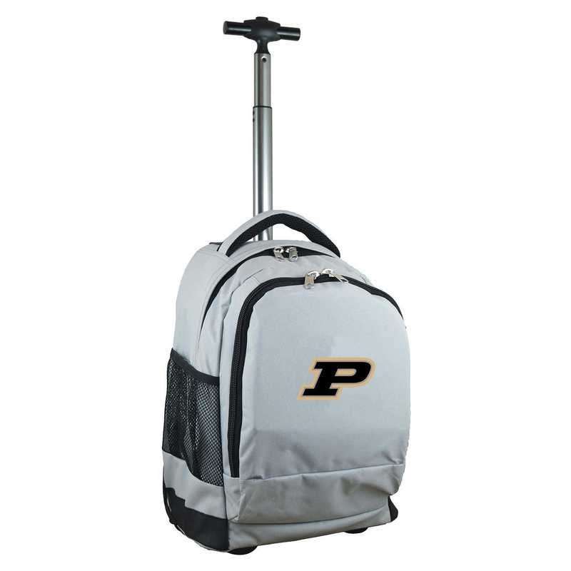 CLPUL780-GY: NCAA Purdue Boilermakers Wheeled Premium Backpack